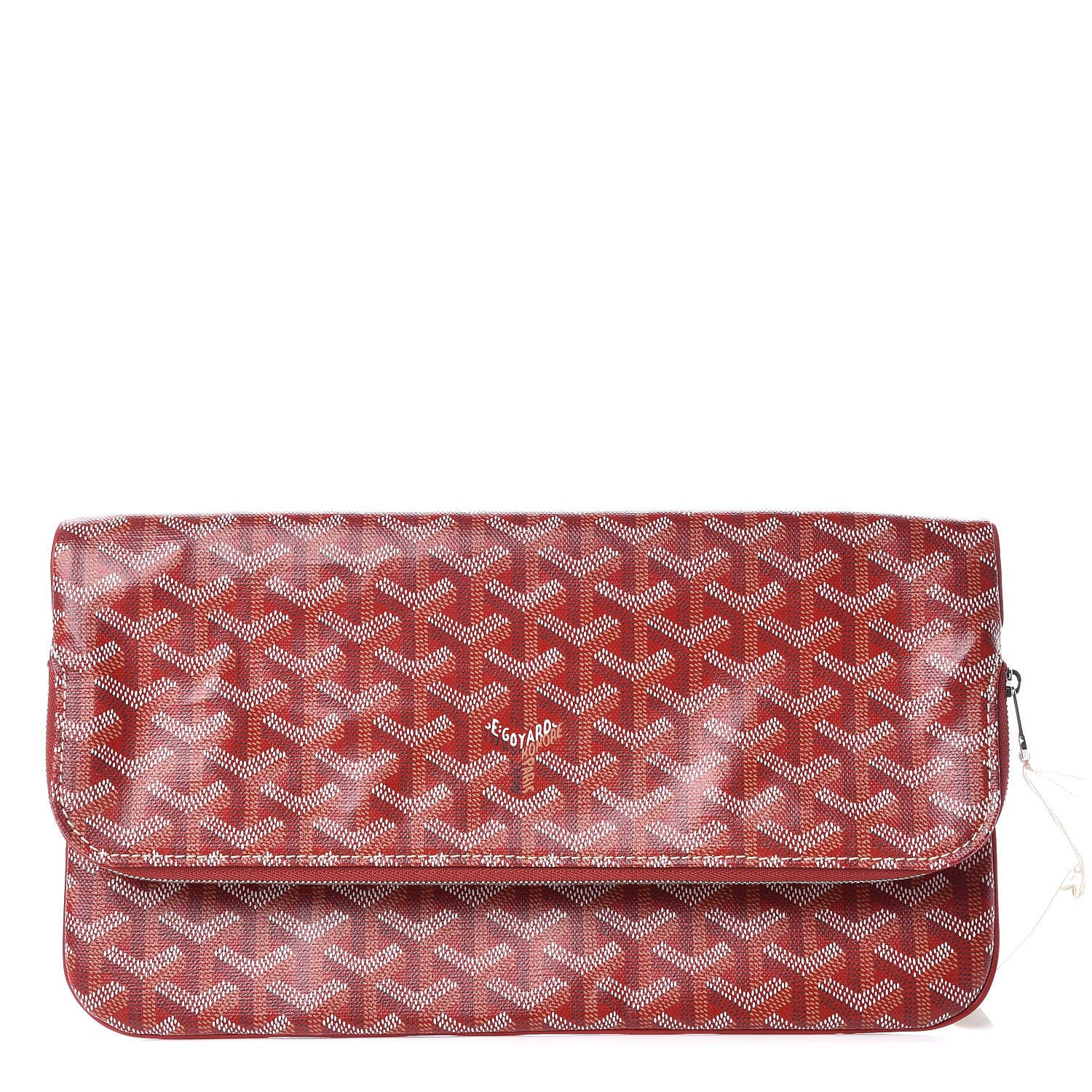 Goyard Goyardine Sainte Marie Soft Clutch Red 1 of 15