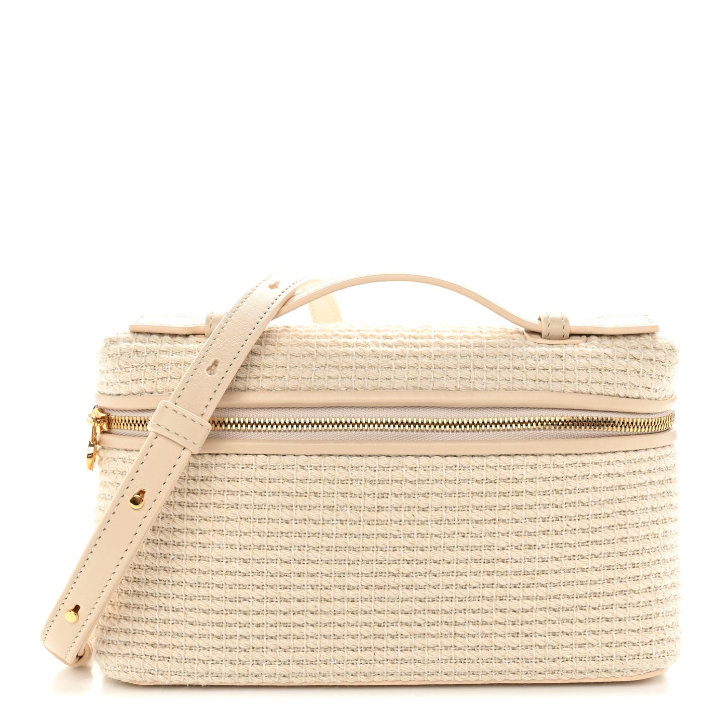 Woven Cotton L19 Extra Pocket Pouch Natural Lotus Root