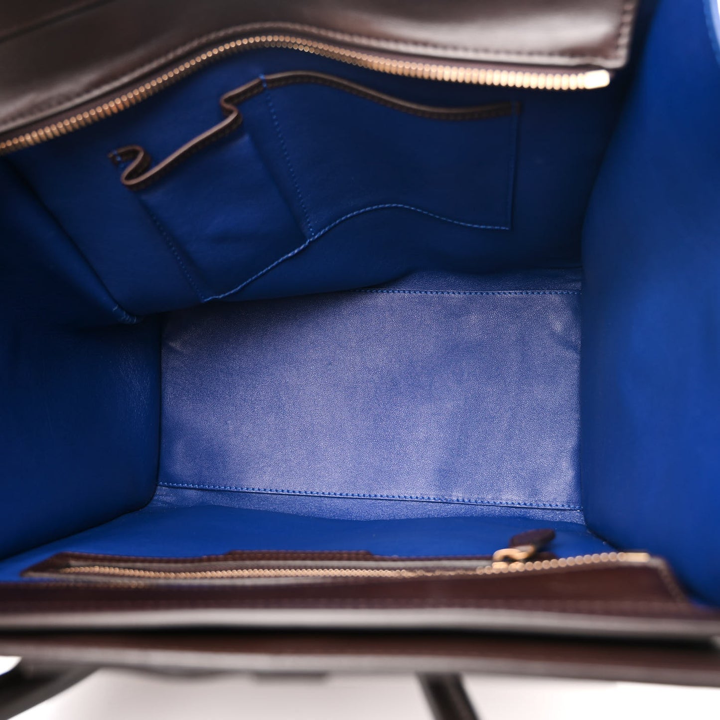 Smooth Calfskin Mini Tri-Color Luggage Acajou