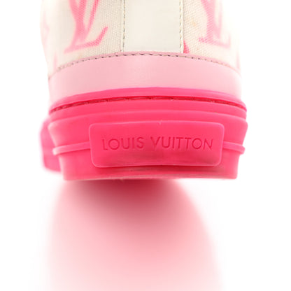 Louis Vuitton Technical Fabric Monogram Stellar Sneakers 35.5 Rose Pop 16 of 17