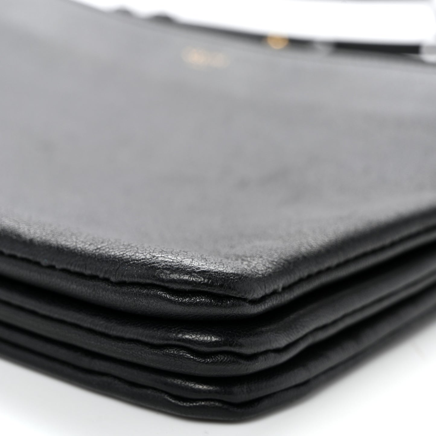 Lambskin Small Trio Crossbody Bag Black