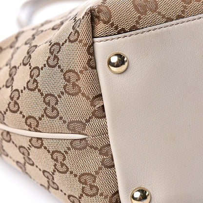 Gucci Monogram Medium New Britt Tote Off White 11 of 15