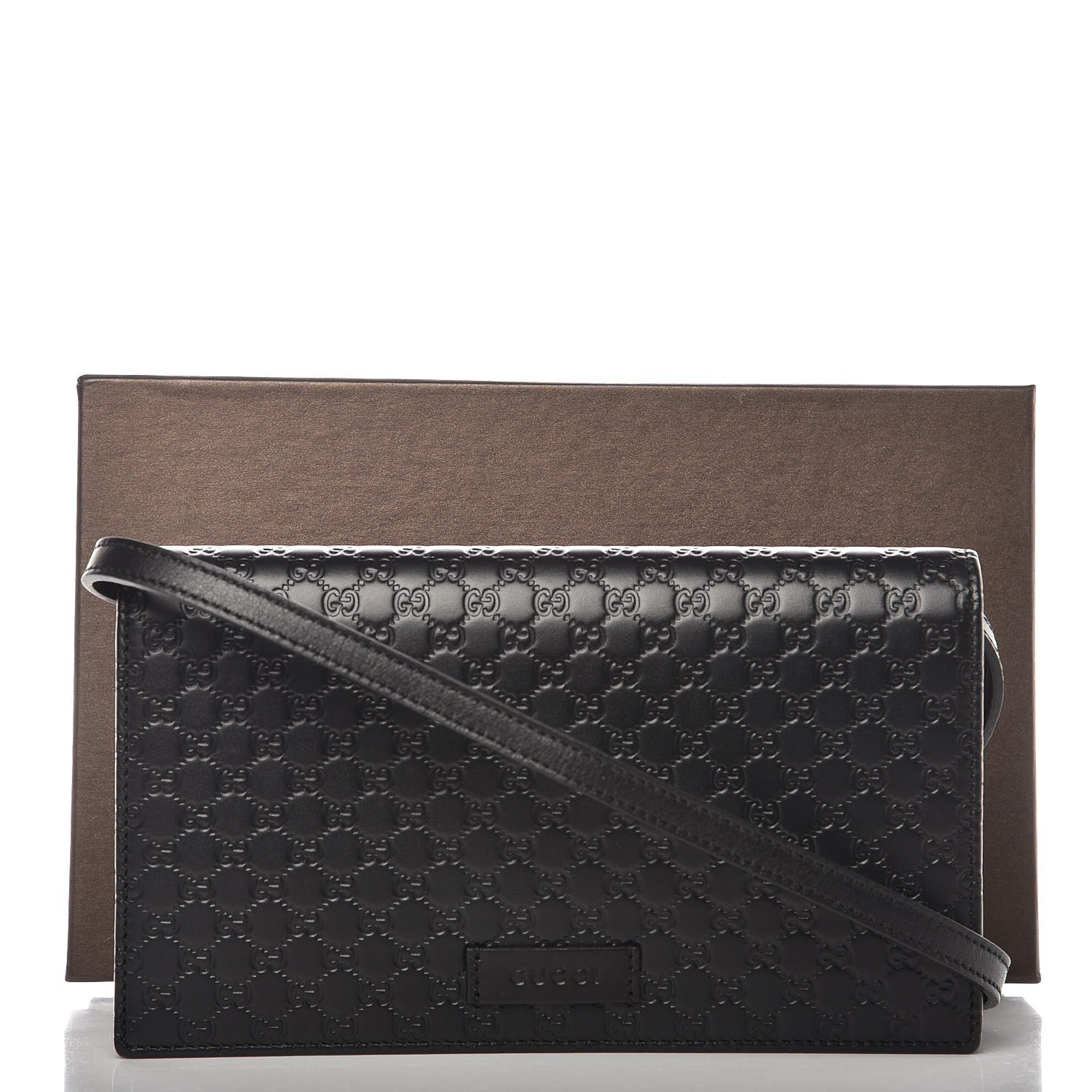 Gucci Microguccissima Chain Wallet Black 7 of 7