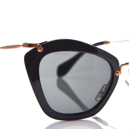 Miu Miu Cat Eye Sunglasses SMU10N Nero Black 5 of 8