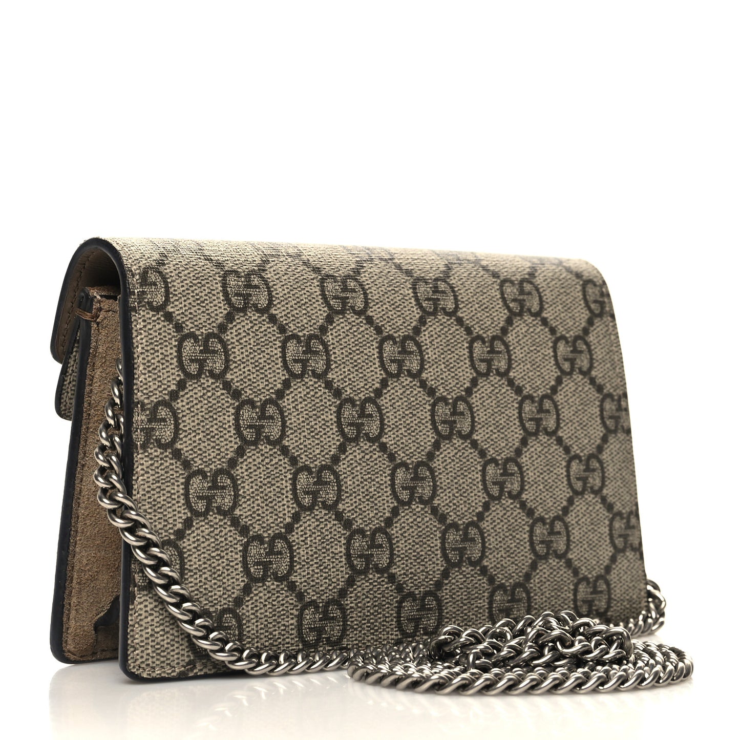 GG Supreme Monogram Super Mini Dionysus Shoulder Bag Taupe