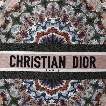 Christian Dior Canvas Embroidered KaleiDioroscopic Book Tote Multicolor 8 of 12