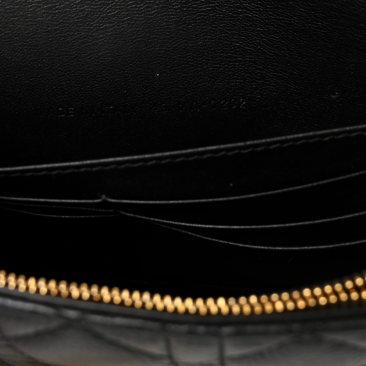 Christian Dior Supple Calfskin Caro Pouch with Chain Black 7 of 10