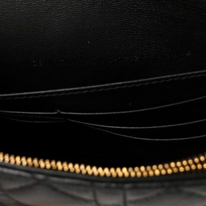 Christian Dior Supple Calfskin Caro Pouch with Chain Black 7 of 10