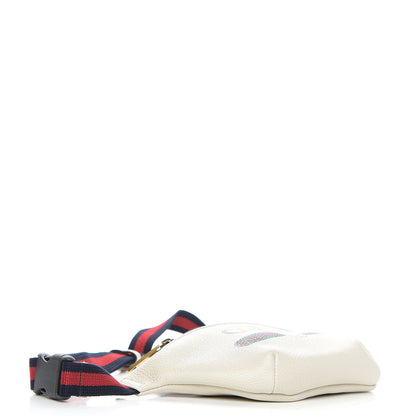 Gucci Grained Calfskin Small Logo Belt Bag White 3 of 9