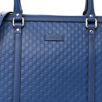Gucci Soft Microguccissima Small Zippered Satchel Caspian 8 of 10