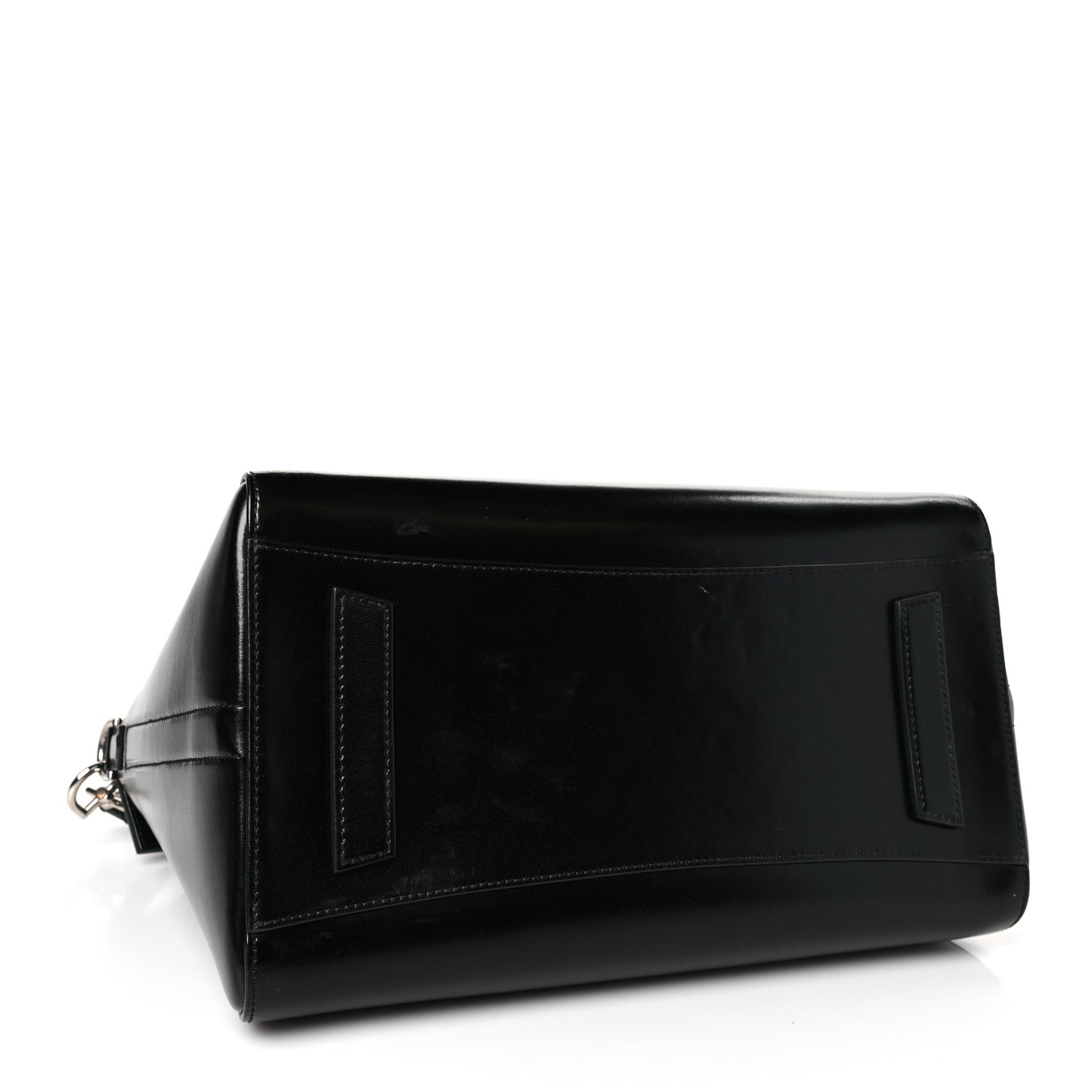 Shiny Lord Calfskin Medium Antigona Black