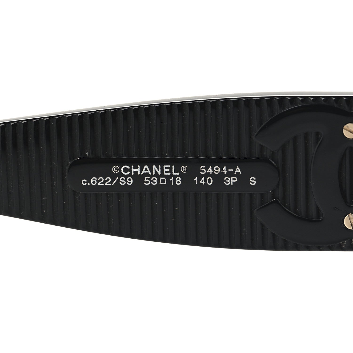 Chanel Square Polarized CC Sunglasses 5494-A Black 5 of 7