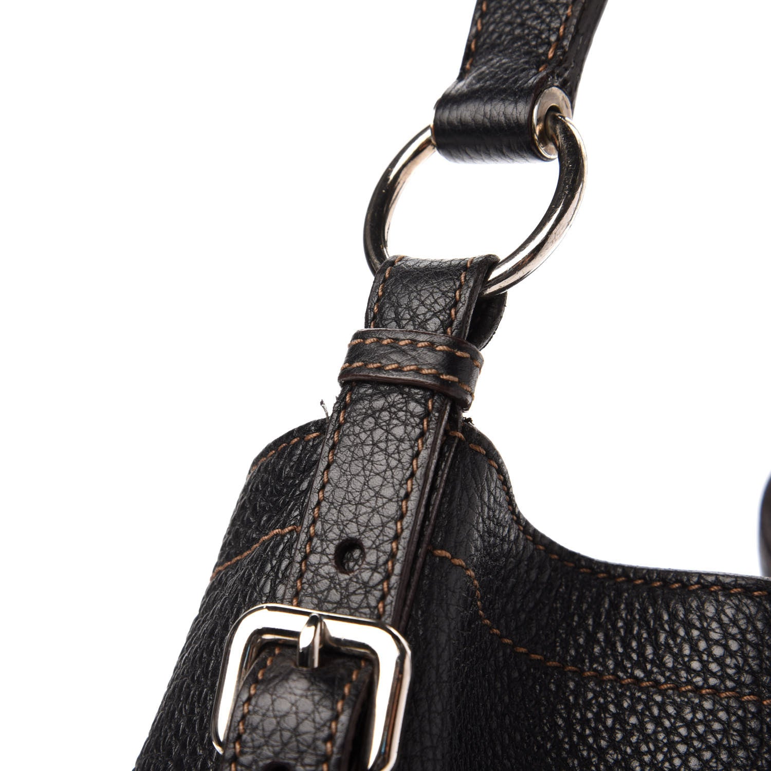 Prada Vitello Daino Hobo Black 11 of 16