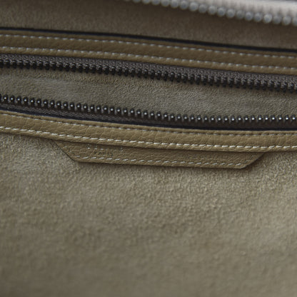 Celine Drummed Calfskin Mini Luggage Dune 8 of 9