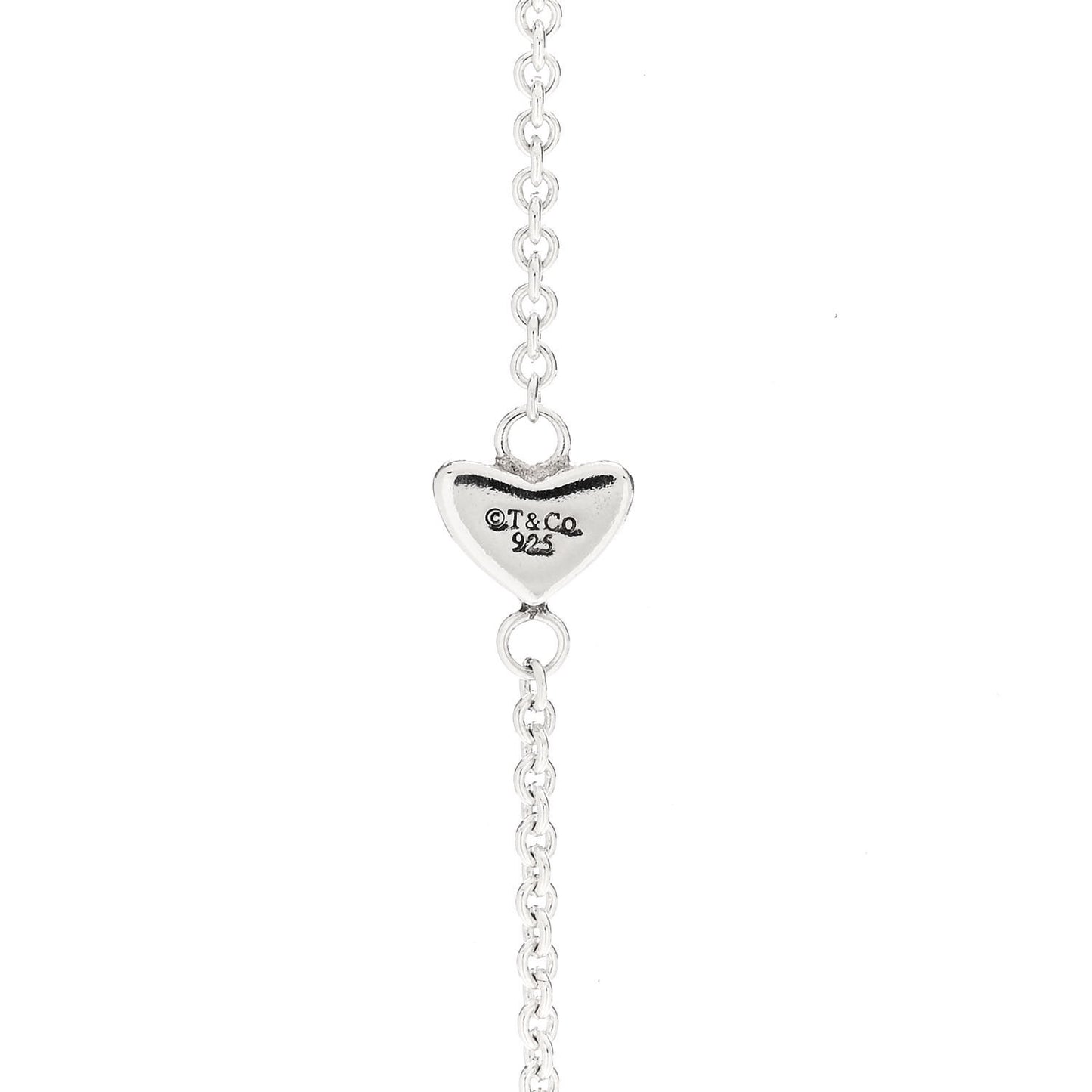 Sterling Silver Heart Lariat Necklace