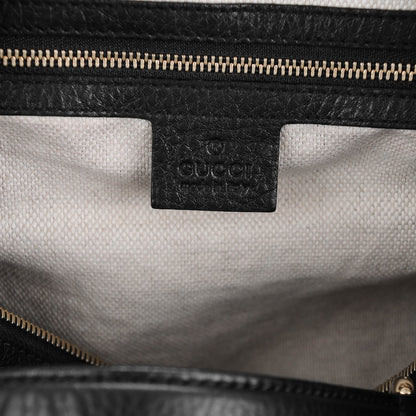 Gucci Pebbled Calfskin Medium Soho Boston Black 6 of 8