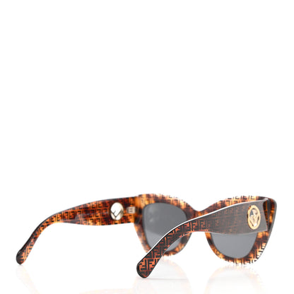 Fendi Acetate F is Fendi FF 51mm Cat Eye Sunglasses 0327/S Tortoise Camouflage 4 of 6