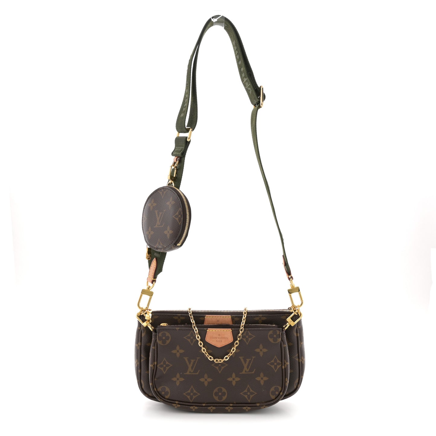 Monogram Multi Pochette Accessories Kaki