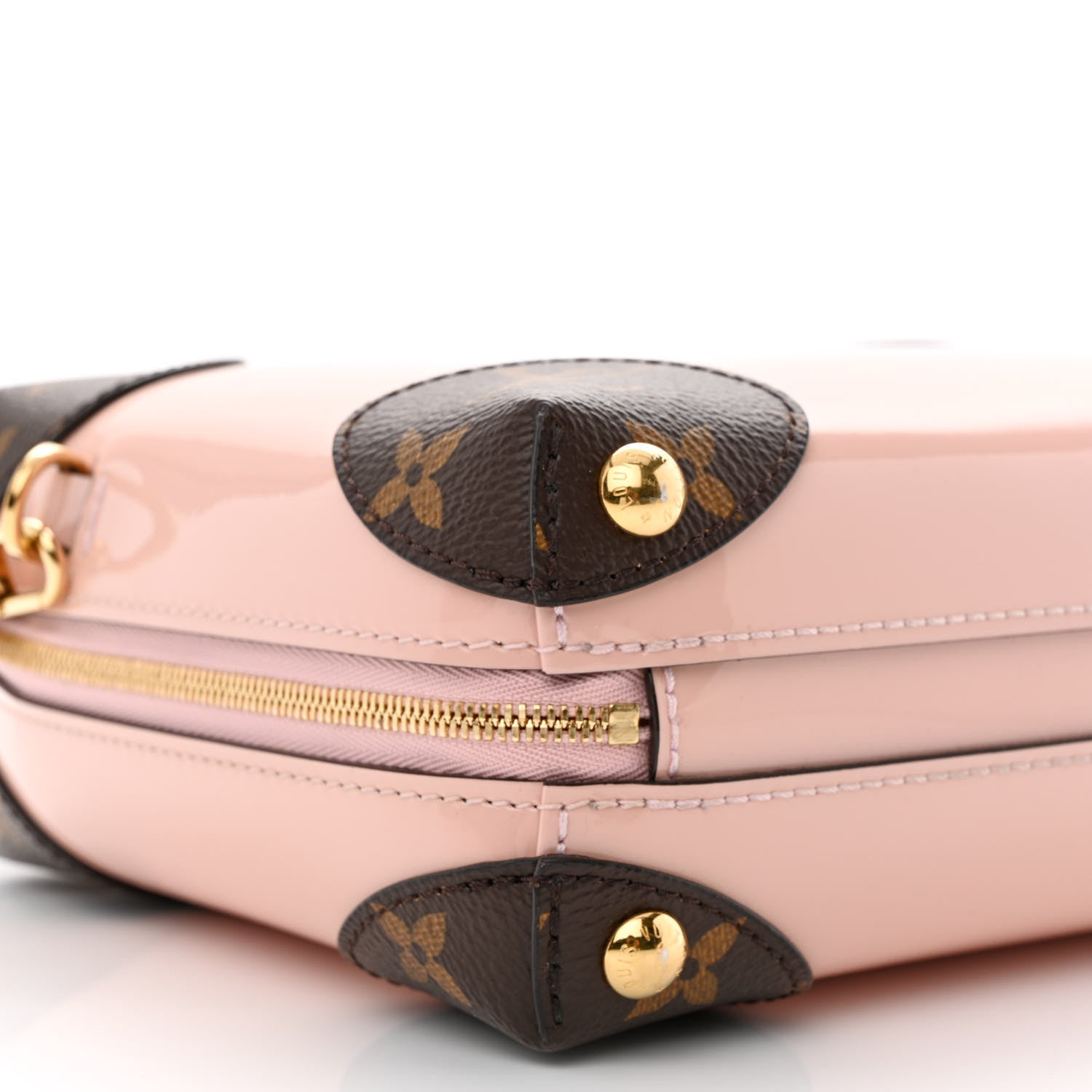 Louis Vuitton Patent Miroir Venice Rose Ballerine 9 of 12