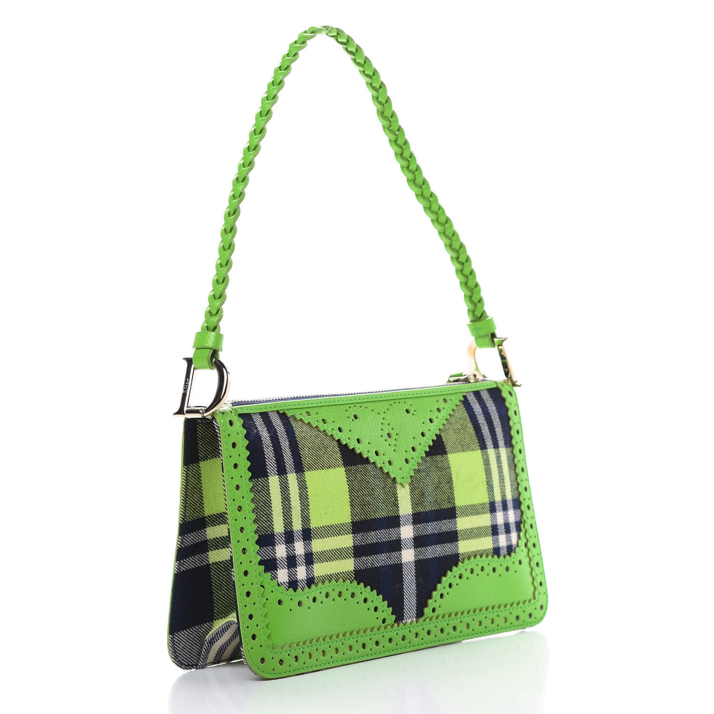Tartan D'Trick Shoulder Bag Green Black