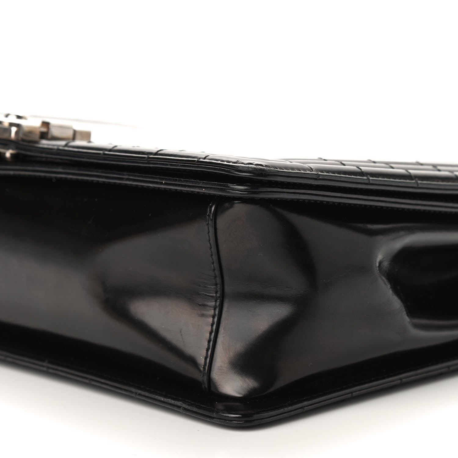 Chanel Glazed Calfskin Large Boy Flap Black 10 of 13