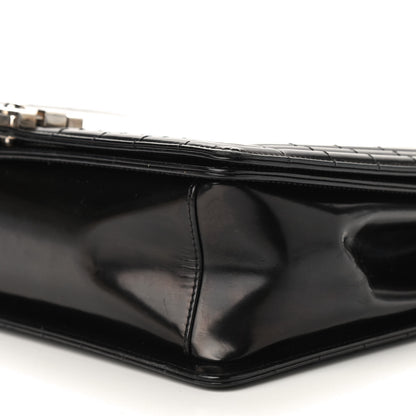 Chanel Glazed Calfskin Large Boy Flap Black 10 of 13