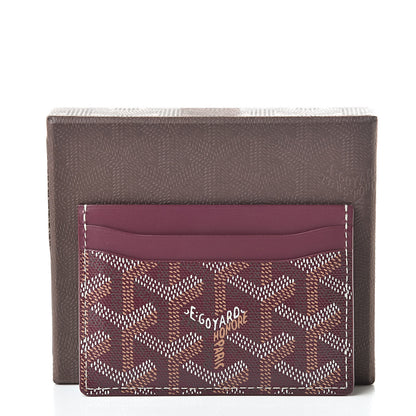 Goyard Goyardine Saint Sulpice Card Holder Bordeaux 8 of 8