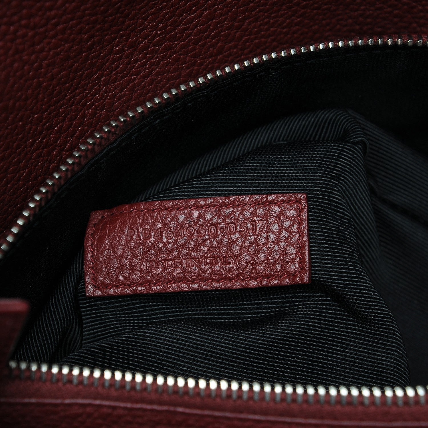Saint Laurent Grained Calfskin Small Supple Sac De Jour Dark Pallisandre 8 of 8