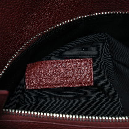 Saint Laurent Grained Calfskin Small Supple Sac De Jour Dark Pallisandre 8 of 8