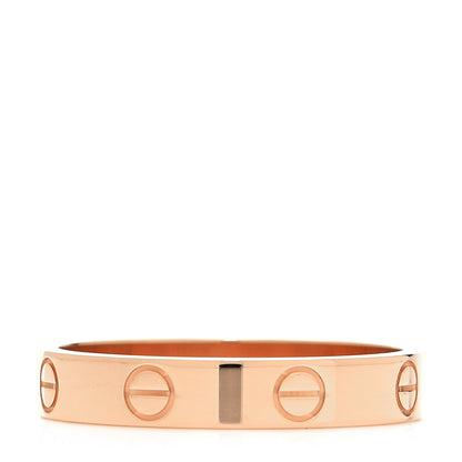 Cartier 18K Pink Gold 3.5mm LOVE Wedding Band Ring 57 8 3 of 5