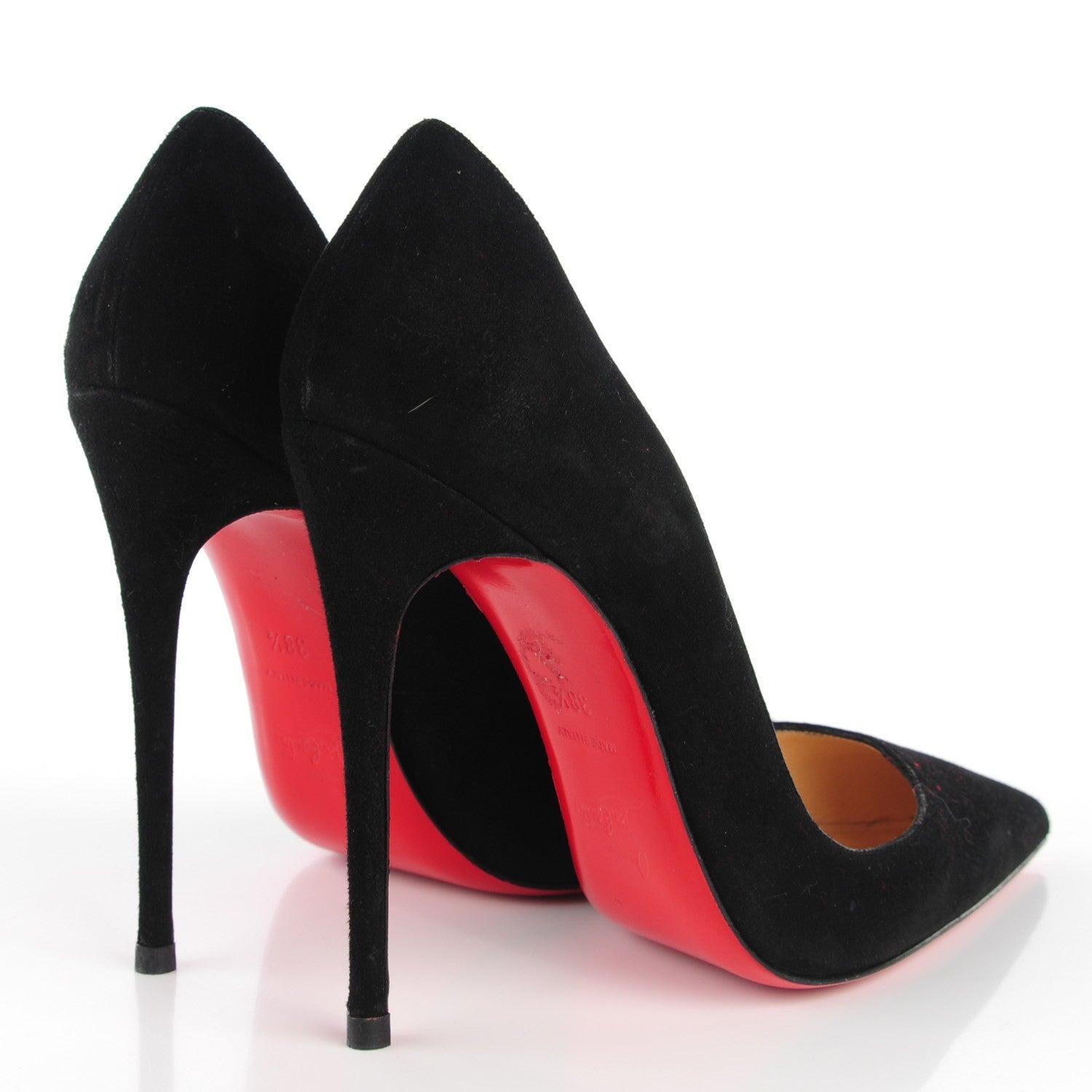 Christian Louboutin Suede So Kate 120 Pumps 38.5 Black 4 of 7
