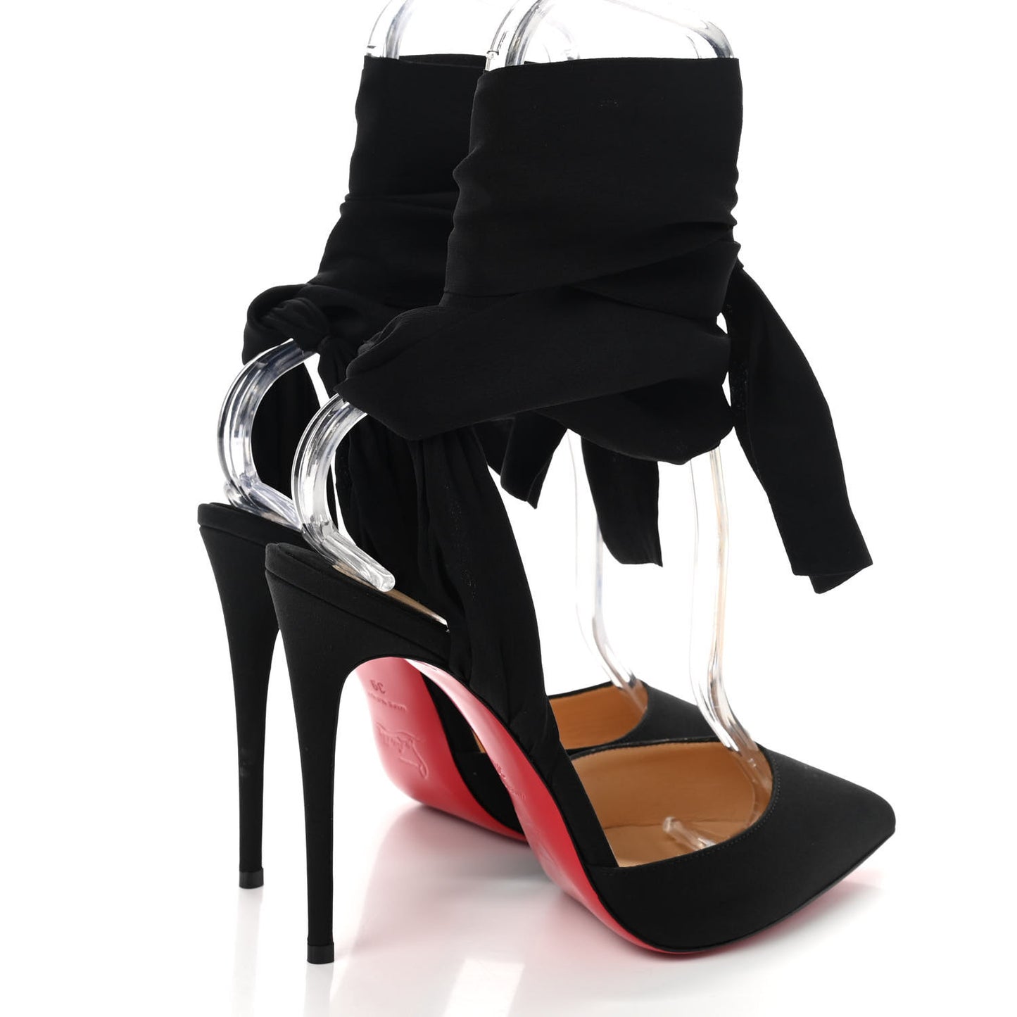 Satin Douce Du Desert 100 Heels 39 Black