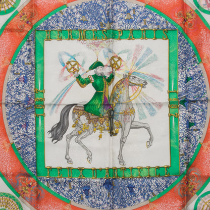 Hermes Silk Feux D'Artifice Scarf 90 1 of 5
