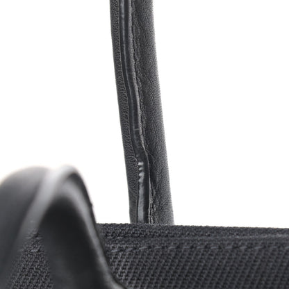 Saint Laurent Linen Calfskin Rive Gauche Tote Black 20 of 20