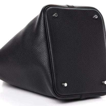 Hermes Taurillon Clemence Picotin Lock 22 MM Black 6 of 11