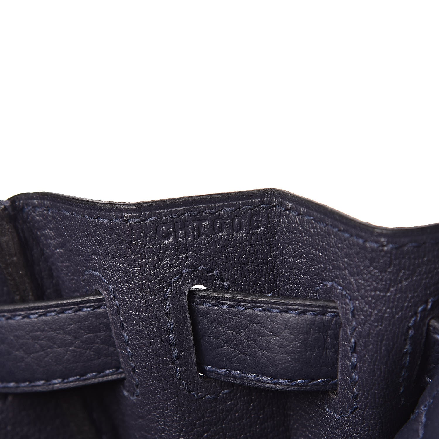 Hermes Taurillon Clemence Kelly Ado Backpack Bleu Nuit 8 of 12