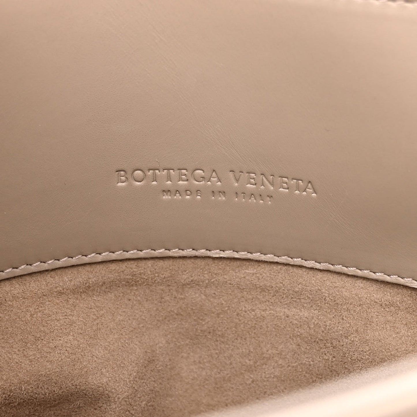 Light Calf Intrecciato Small Roma Beige
