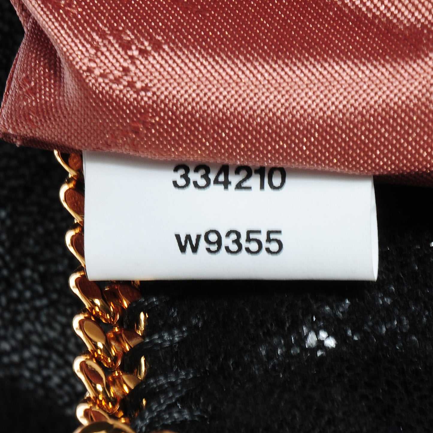 Faux Leather Shaggy Deer Big Falabella Tote Black