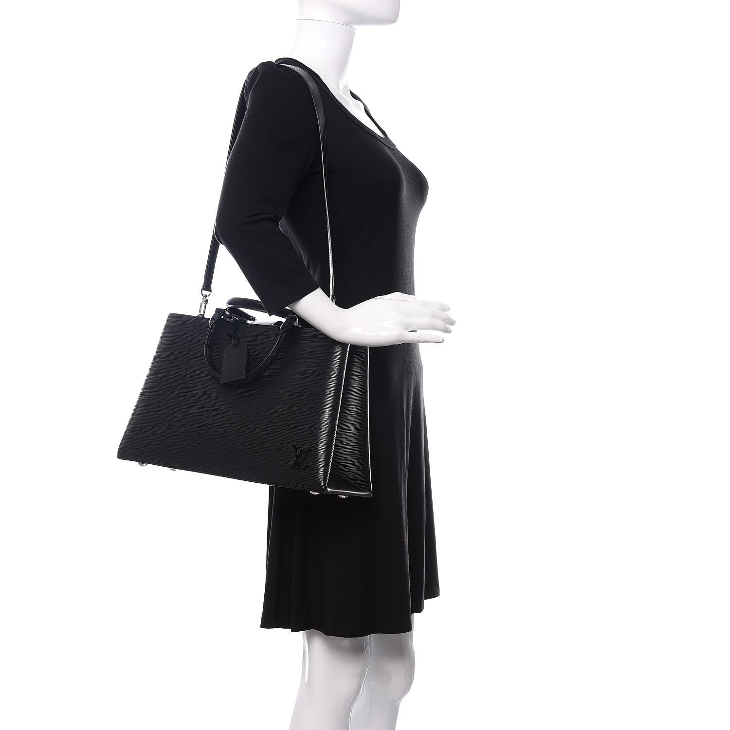Louis Vuitton Epi Kleber MM Black 2 of 11
