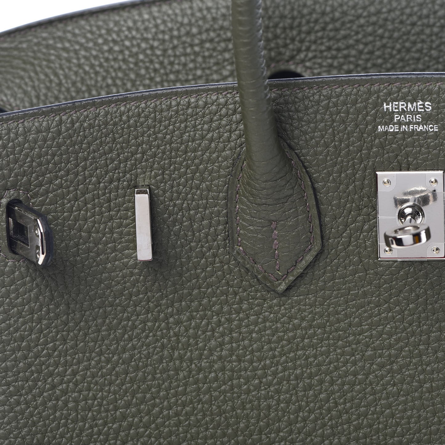 Togo Birkin 25 Vert Olive