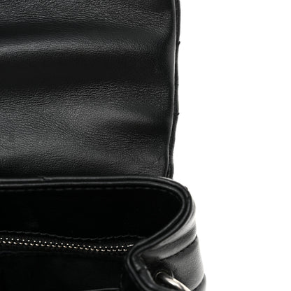 Saint Laurent Calfskin Y Quilted Monogram Toy Loulou Crossbody Bag Black 11 of 12