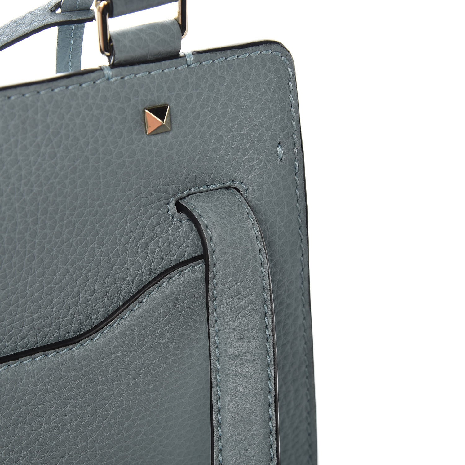 Valentino Garavani Pebbled Calfskin Small Joylock Satchel Nube 6 of 10