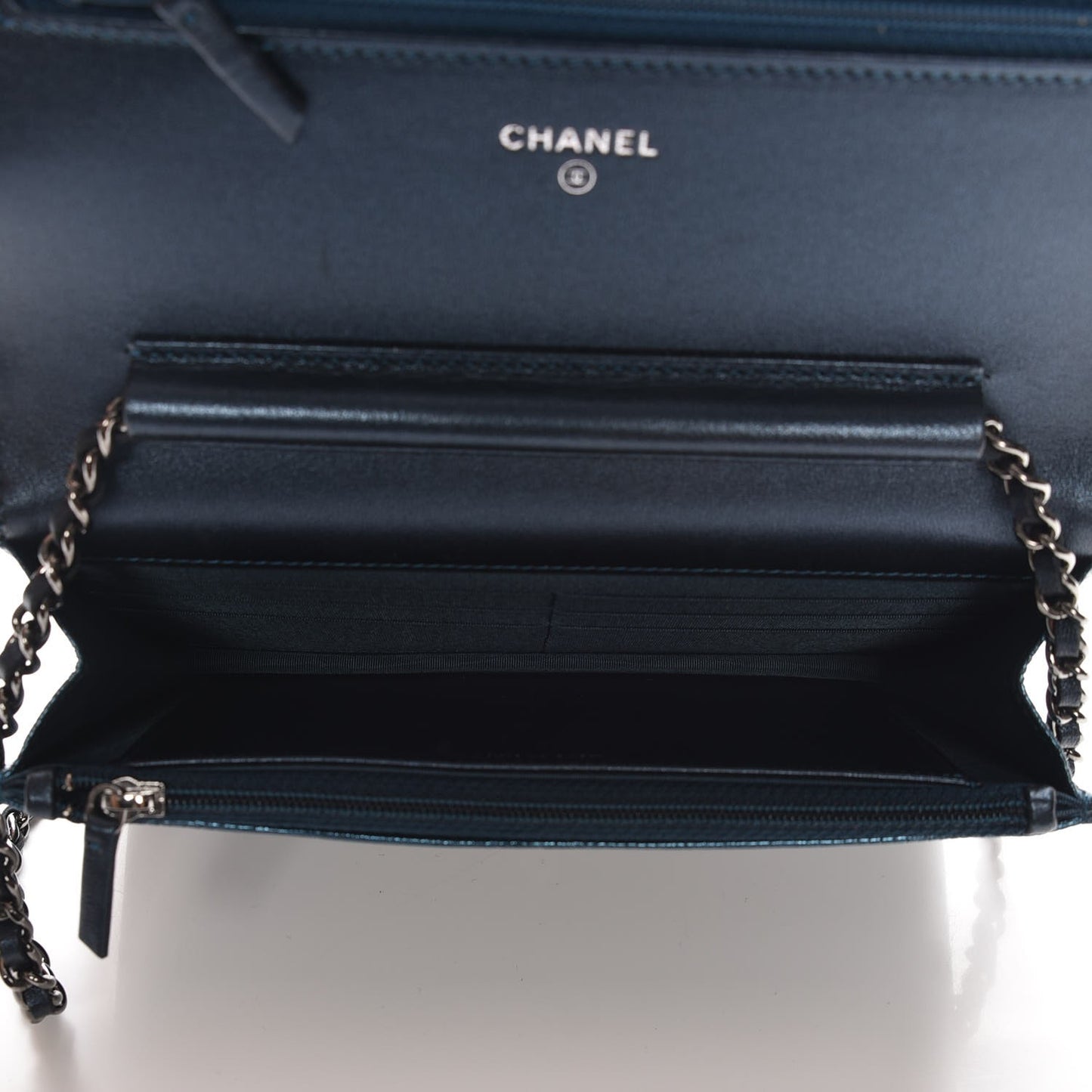 Iridescent Lizard Wallet on Chain WOC Blue
