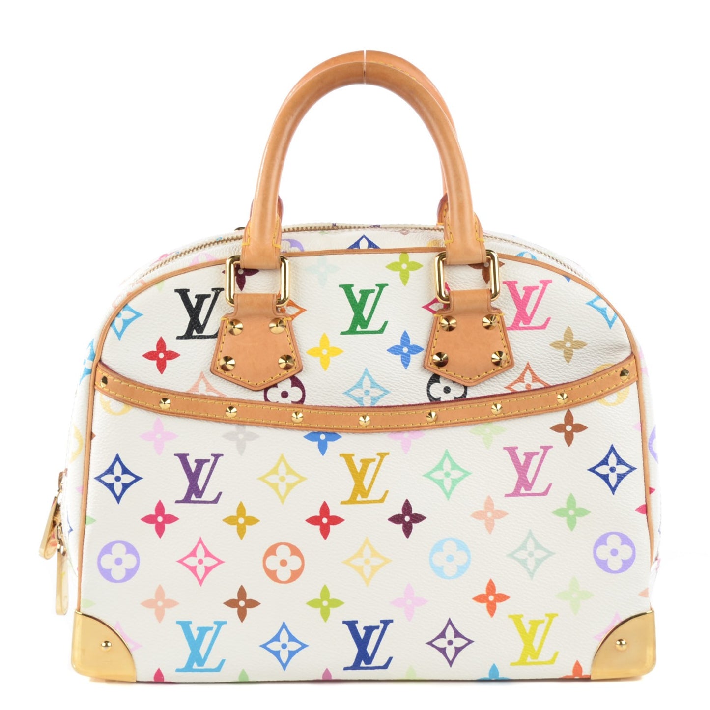 Monogram Multicolor Trouville White