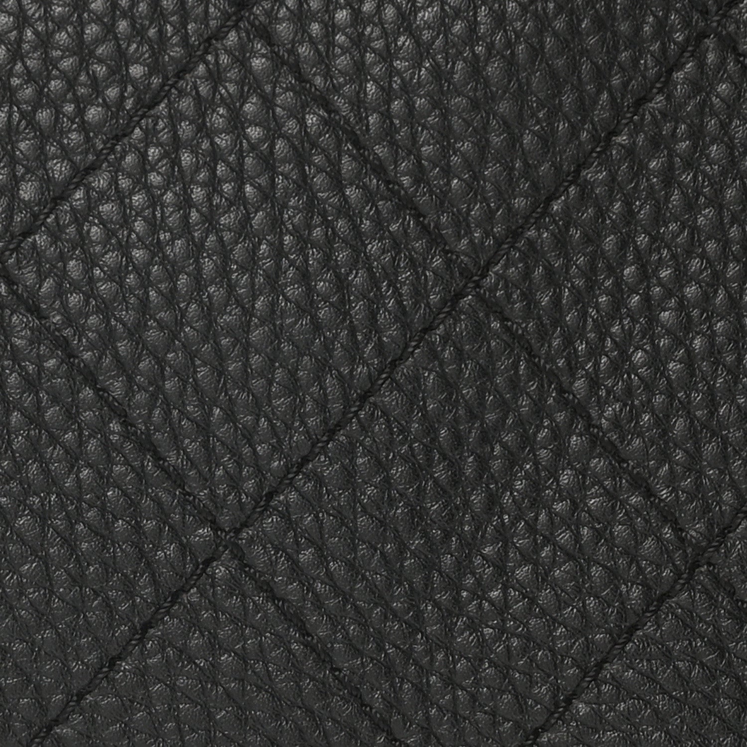 Chanel Grained Calfskin Stitched Large Supple Rock Shopping Black 8 of 10