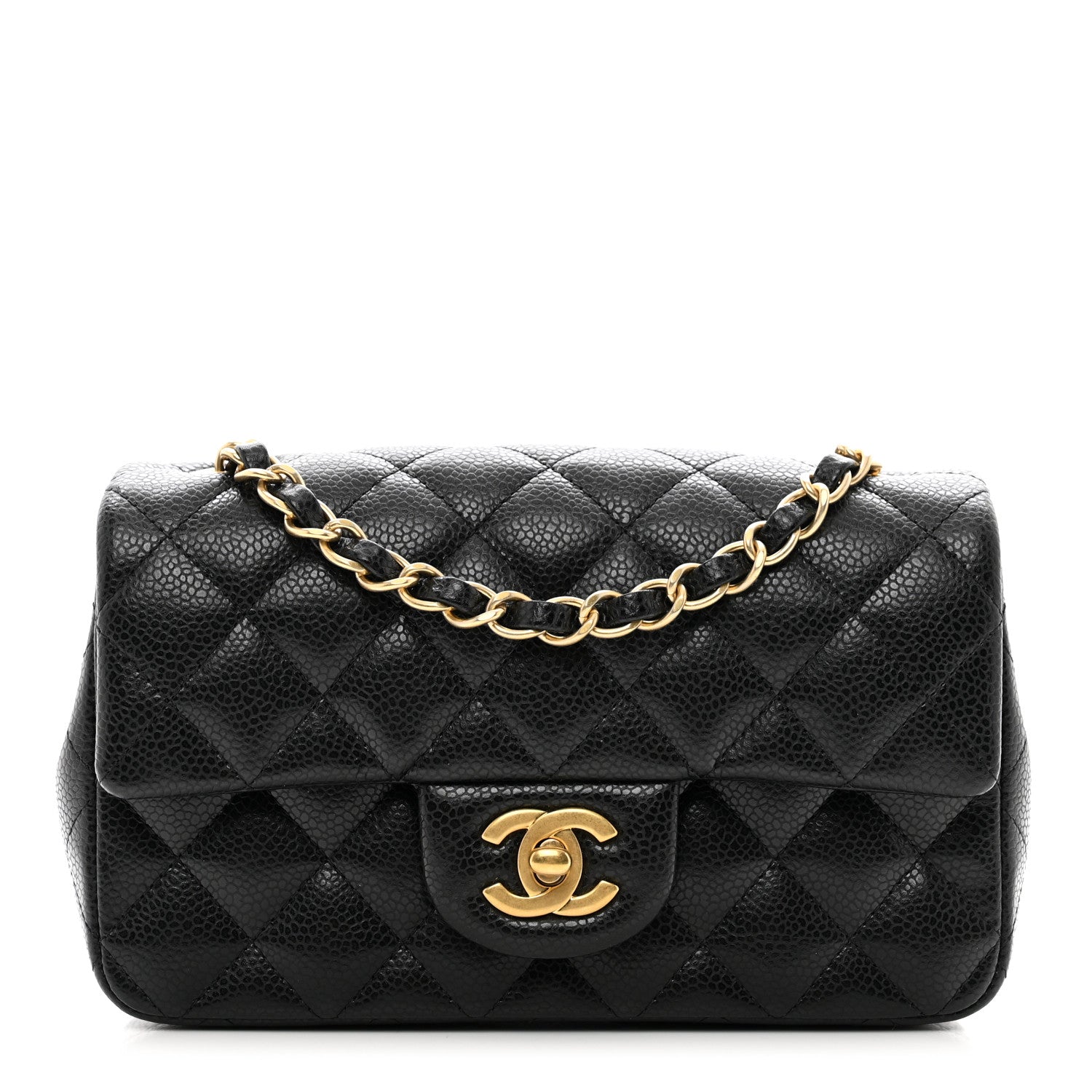 Chanel Caviar Quilted Mini Rectangular Flap Black 1 of 12