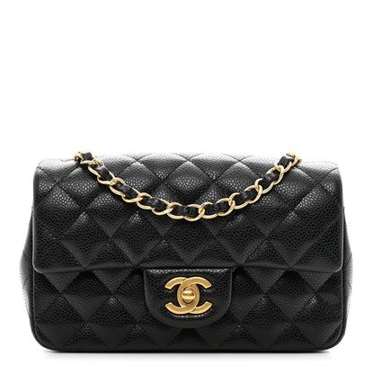 Chanel Caviar Quilted Mini Rectangular Flap Black 1 of 12
