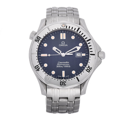 Omega Stainless Steel 41mm Seamaster Professional Quartz Watch Blue 2542.80.00 1 of 5