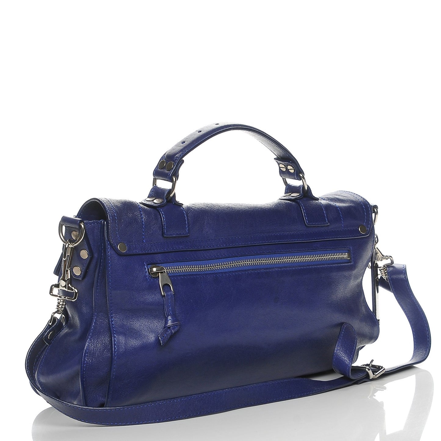 Lambskin Medium PS1 Satchel Cobalt Blue