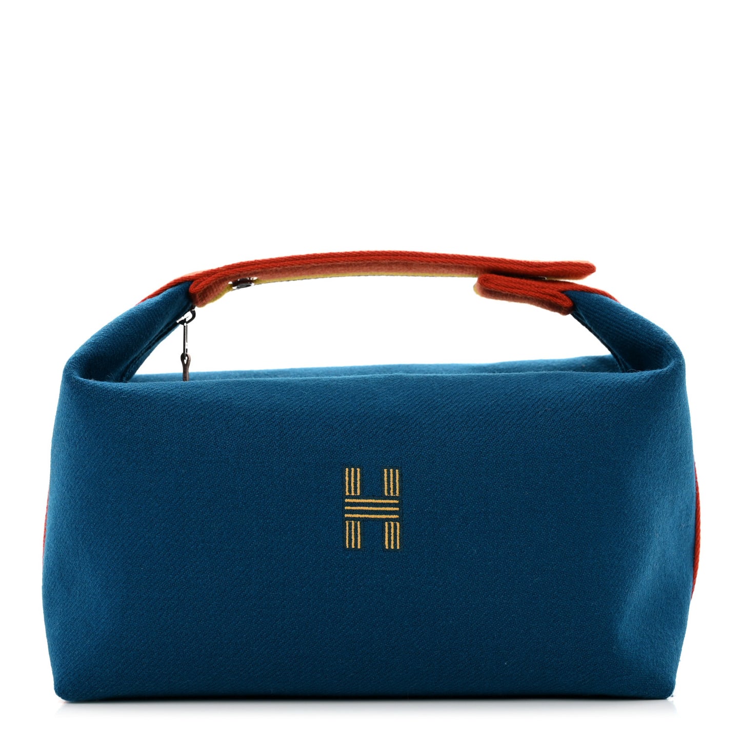Wool Rocabar Small Bride-A-Brac Pouch Bleu Paon